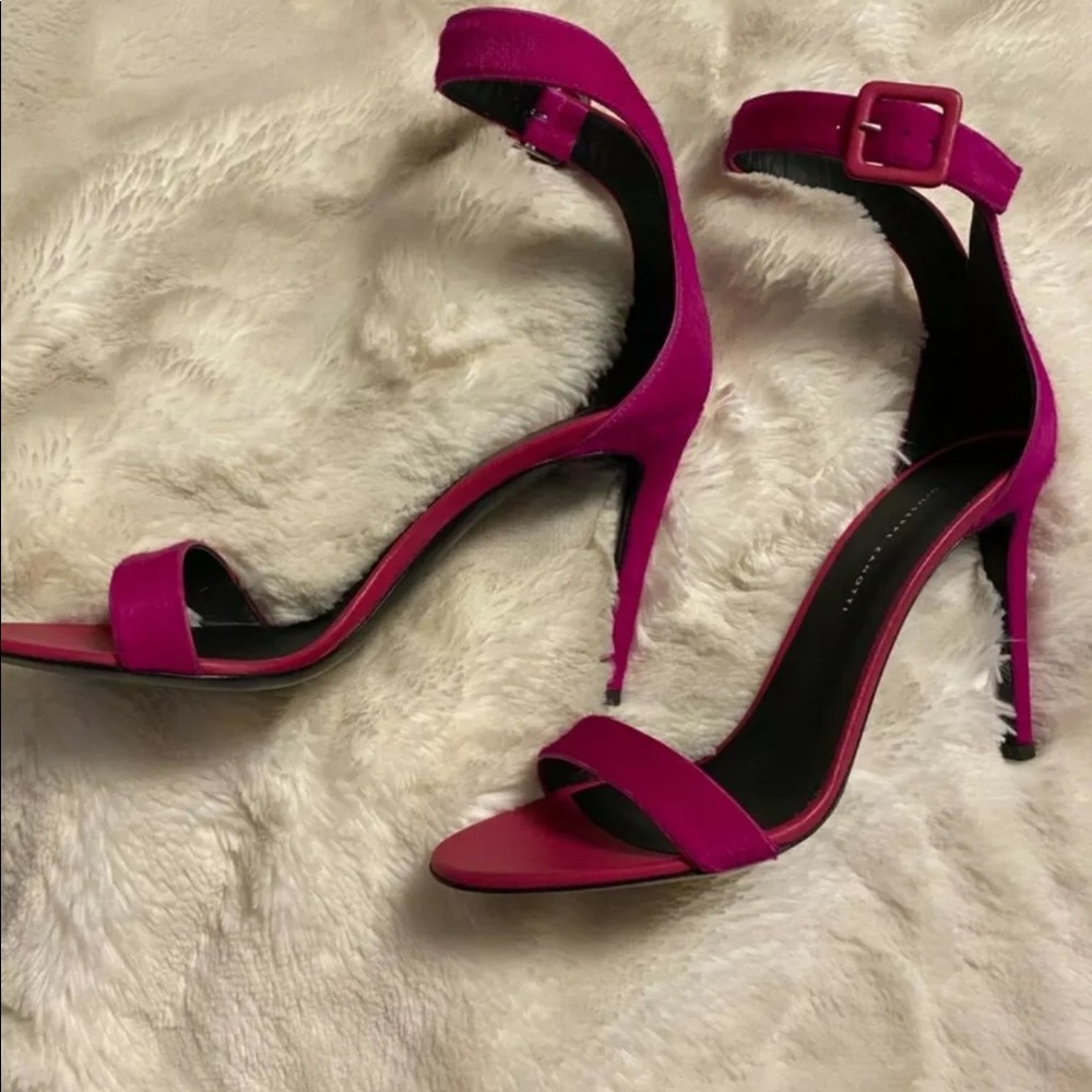 Giuseppe Zanotti Nereidi Hot Pink 105 Sandals 38.5 - Picture 8 of 11